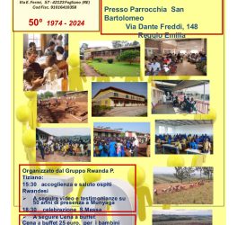 Festa per i 50 del Gruppo Rwanda Padre Tiziano