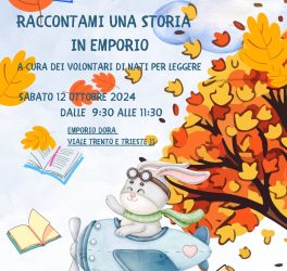 "Nati per Leggere" il 12 ottobre all'emporio solidale Dora