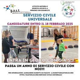 Quattro posti per il servizio civile con G.A.S.T.