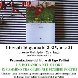 "La botanica nel cuore": presentazione con Auser il 16 gennaio 2025