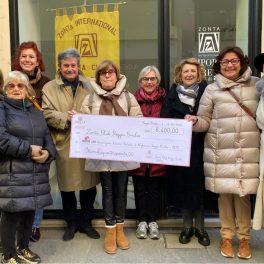 Zonta Club consegna ad AIMA il ricavato del Temporary Store natalizio 2024