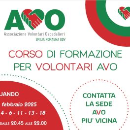 Anche nel 2025 opportunità formative per aspiranti volontari AVO della Regione Emilia Romagna e Pesaro