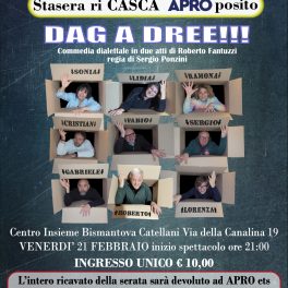 Spettacolo del Teatro della Casca per Apro