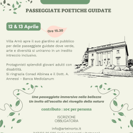 Verde Menta: due passeggiate poetiche con Arte in Orto e Università 21