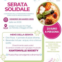 Fondazione Durante e Dopo di Noi, grande grande pizzata al Pigal
