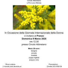 Pranzo con "Donne insieme per Albinea"
