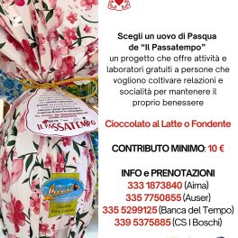 Pasqua 2025 con le uova solidali de Il PassaTempo