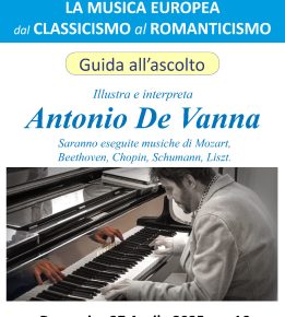 "La musica europea dal classicismo al romanticismo": viaggio storico-musicale con Orizzonti