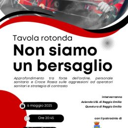 "Non siamo un bersaglio": a Correggio una conferenza sulle aggressioni ad operatori sanitari