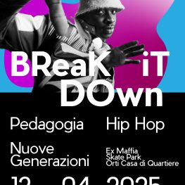 “BREAK IT DOWN”: il 12 aprile Reggio Emilia ospita il 1° convegno locale dedicato alla pedagogia Hip Hop