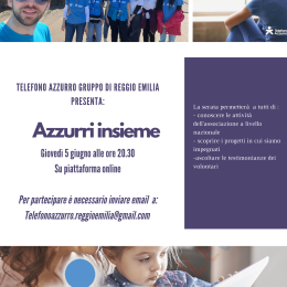 Serata online per conoscere Telefono Azzurro a Reggio Emilia