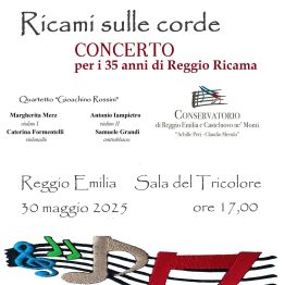 Concerto per i 35 anni di Reggio Ricama