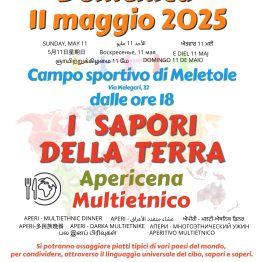 "I sapori della terra": aperitivo multietnico a Meletole