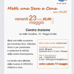 Torna anche nel 2025 per "Metti una sera a cena con Filef"