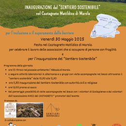 Inaugurazione del sentiero sostenibile del castagneto matildico di Marola