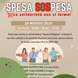 Il 24 maggio 2025 torna a Casalgrande la “spesa SOSpesa”