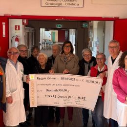 L'ultimo atto di Mille Soli: 10.330 euro donati a CuraRE per il MIRE Maternità Infanzia Reggio Emilia