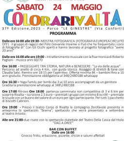 Sport, storia e cibo con l'edizione 2025 di "Colorarivalta"
