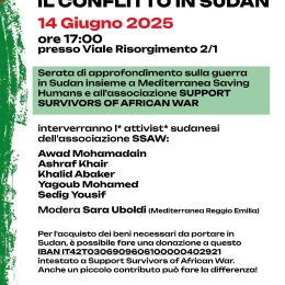 Incontro su "Il conflitto in Sudan" con Città Migrante