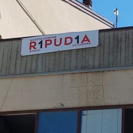 Il Comune di Castelnovo Monti aderisce alla campagna di Emergency “Ripudio la guerra"