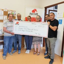 Donazione Camper Club Terre del Secchia ad Aima Associazione Alzheimer
