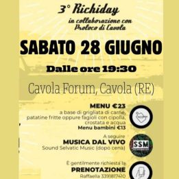 “Brindiamo a Richi!”: festa solidale a Cavola di Toano