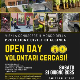 Open Day per la Protezione Civile di Albinea