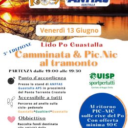 Camminata e pic-nic al tramonto con Anffas Guastalla e Fun Run