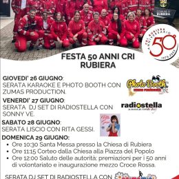 Festa per i 50 anni della Croce Rossa Italiana di Rubiera