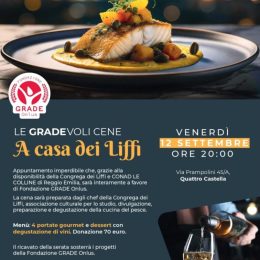 Cena di pesce a casa dei Liffi per sostenere il Grade