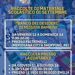 Casina dei Bimbi cerca volontari per le raccolte di materiale scolastico