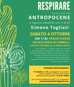Proiezione del film "Antropocene" per la rassegna RESPIRARE