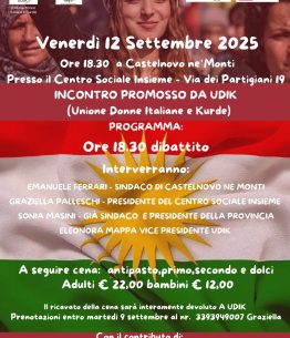 Incontro sulla situazione delle donne kurde a Castelnovo Monti