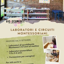 Nuovi laboratori Montessori a Correggio