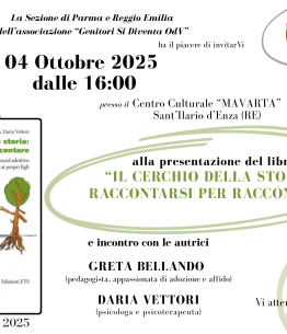 "Il cerchio della storia: raccontarsi per raccontare": presentazione del libro con Genitori Si Diventa