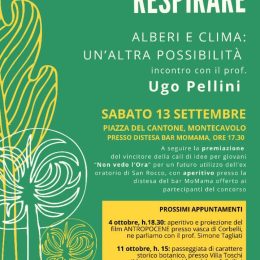 “RESPIRARE - Alberi e Clima: un'altra possibilità”: incontro educativo ambientale a Montecacolo