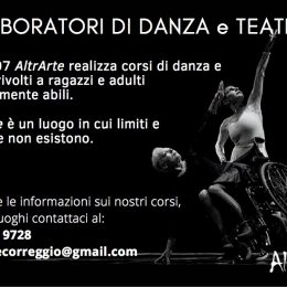 Corsi di danza per disabili a Novellara e Correggio con AltrArte