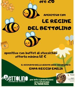 ENPA Reggio Emilia: aperitivo a sostegno dei cani e gatti con le Regine del Bettolino