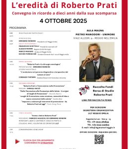 Lilt: "L’eredità di Roberto Prati: convegno in ricordo a dieci anni dalla sua scomparsa"