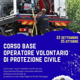 Corso base 2025 per diventare volontario di protezione civile