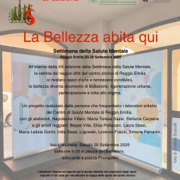 Le vetrine del centro storico di Reggio protagoniste della Settimana della Salute Mentale