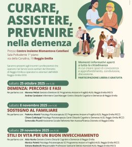 Incontri per caregiver “Curare, Assistere, Prevenire nella demenza”