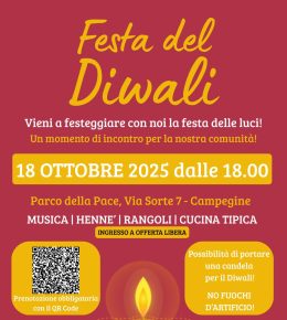 Festa del Diwali 2025: la festa delle luci indiana approda a Campegine