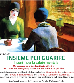 “Insieme per guarire”, anche nel 2025/26 tornano gli incontri per conoscere, accogliere, trasformare la sofferenza psichica