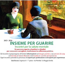 “Insieme per guarire”, anche nel 2025/26 tornano gli incontri per conoscere, accogliere, trasformare la sofferenza psichica