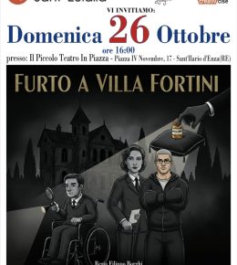 "Furto a Villa Fortini", spettacolo con i ragazzi disabili dell’Educativa Val d’Enza