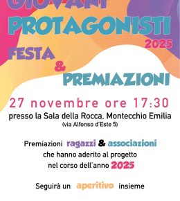 "Giovani protagonisti": ecco le premiazioni 2025 per il progetto della val d'Enza