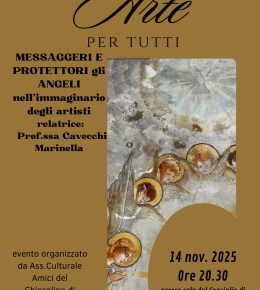 Incontro su "Messaggeri e protettori: gli angeli nell'immaginario degli artisti"