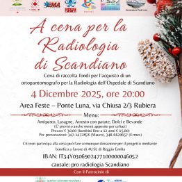 "A cena per la Radiologia di Scandiano"