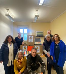 Grazie ai Lions di Castelnovo Monti è stato donato materiale scolastico alle famiglie bisognose
